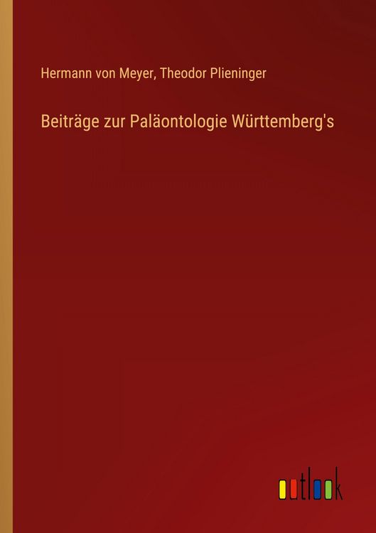 Produktbild: Beitr&auml;ge zur Pal&auml;ontologie W&uuml;rttemberg's