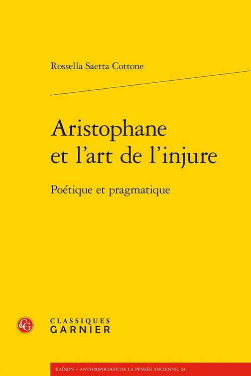 Produktbild: Aristophane et l'Art de l'Injure : Poetique et Pragmatique