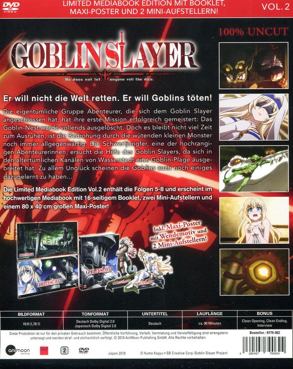 Produktbild: Goblin Slayer Vol.2 (Limited Mediabook)