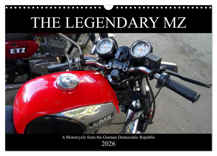 Produktbild: The Legendary MZ (Wall Calendar 2026 DIN A3 landscape), CALVENDO 12 Month Wall Calendar
