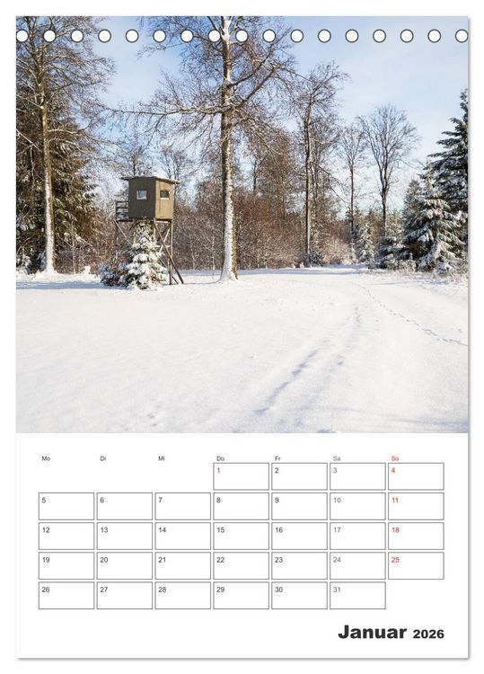 Produktbild: Wittgenstein &ndash; Eine Region mit beeindruckend sch&ouml;ner Landschaft (Tischkalender 2026 DIN A5 hoch), CALVENDO Monatskalender