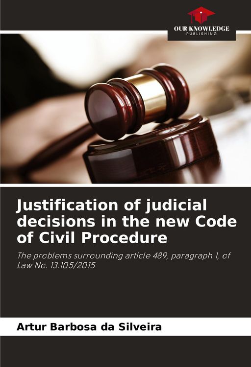 Produktbild: Justification of judicial decisions in the new Code of Civil Procedure