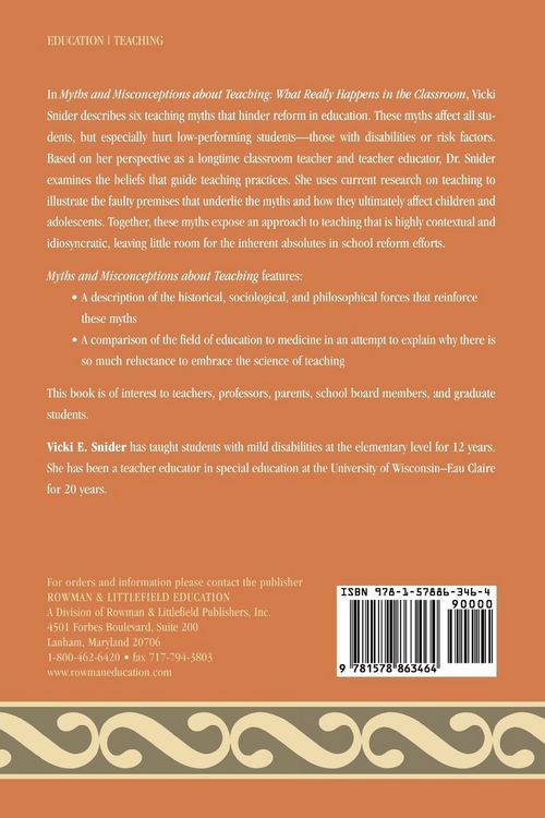 Produktbild: Myths and Misconceptions about Teaching
