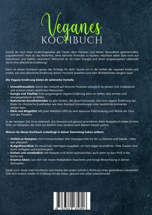 Produktbild: Veganes Kochbuch