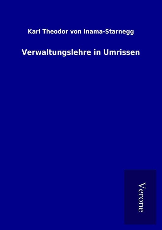 Produktbild: Verwaltungslehre in Umrissen