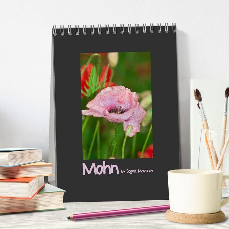 Produktbild: Mohn (Tischkalender 2026 DIN A5 hoch), CALVENDO Monatskalender