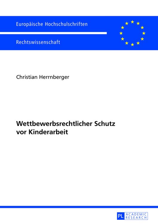 Produktbild: Wettbewerbsrechtlicher Schutz vor Kinderarbeit