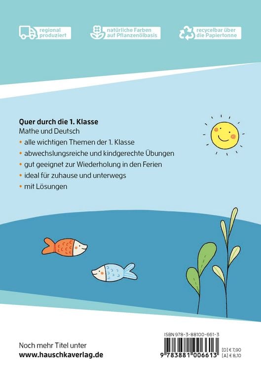 Produktbild: Mathe und Deutsch 1. Klasse &Uuml;bungsblock