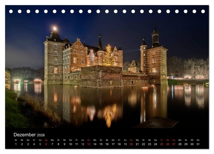 Produktbild: N&auml;chtliche St&auml;dte (Tischkalender 2026 DIN A5 quer), CALVENDO Monatskalender
