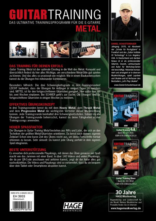 Produktbild: Guitar Training Metal (mit QR-Codes)