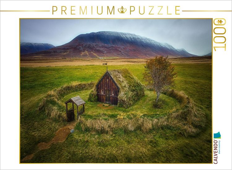 Produktbild: CALVENDO Puzzle Grafarkirkja | 1000 Teile Lege-Gr&ouml;&szlig;e 64x48cm Foto-Puzzle f&uuml;r gl&uuml;ckliche Stunden