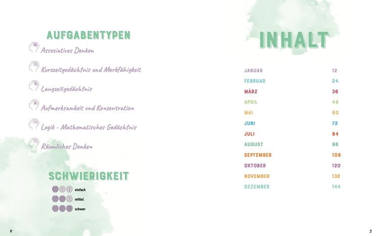 Produktbild: Gehirnjogging - 365 Strategien, R&auml;tsel und &Uuml;bungen f&uuml;r einen scharfen Verstand