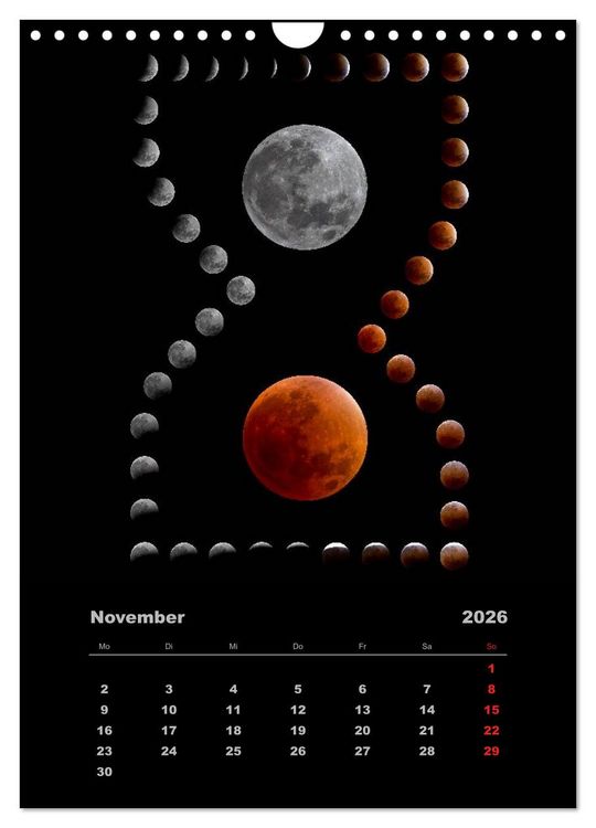 Produktbild: Wunderbares Universum (Wandkalender 2026 DIN A4 hoch), CALVENDO Monatskalender