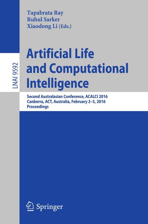 Produktbild: Artificial Life and Computational Intelligence