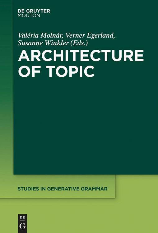 Produktbild: Architecture of Topic