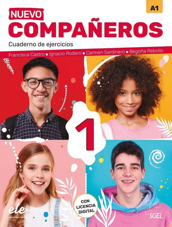 Produktbild: Nuevo Companeros 1 - Cuaderno de ejercicios + con licencia digital. Nueva Edicion. A1