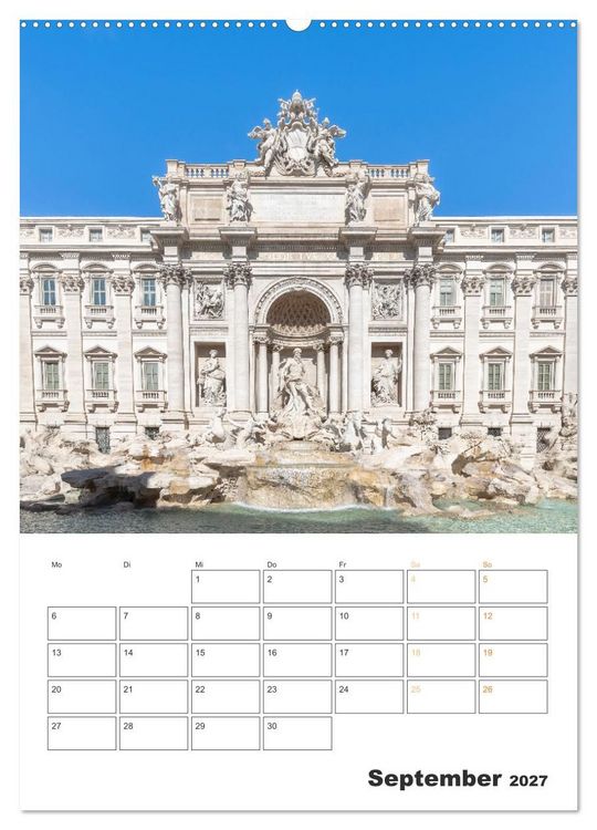 Produktbild: Rom - Kunst, Kultur und Geschichte (hochwertiger Premium Wandkalender 2027 DIN A2 hoch), Kunstdruck in Hochglanz