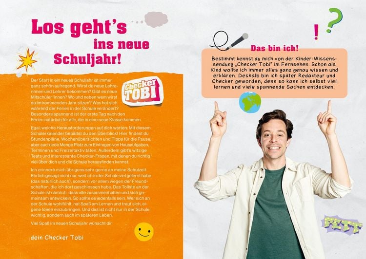 Produktbild: Checker Tobi &ndash; Sch&uuml;lerkalender 2025/2026