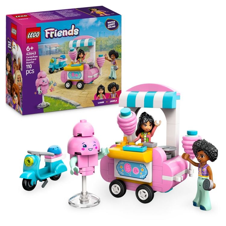 Bild vom Artikel LEGO Friends Zuckerwattestand, Bauspielzeug für Rollenspiele 42643 vom Autor 