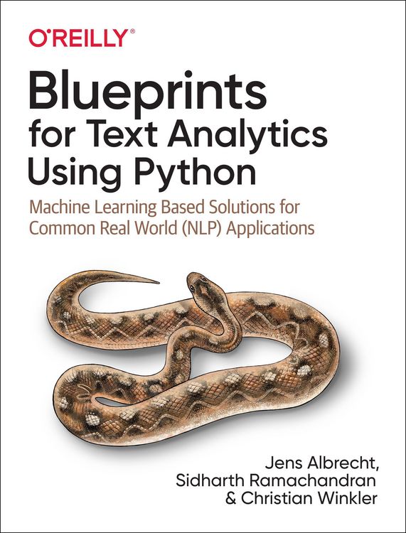 Produktbild: Blueprints for Text Analytics Using Python