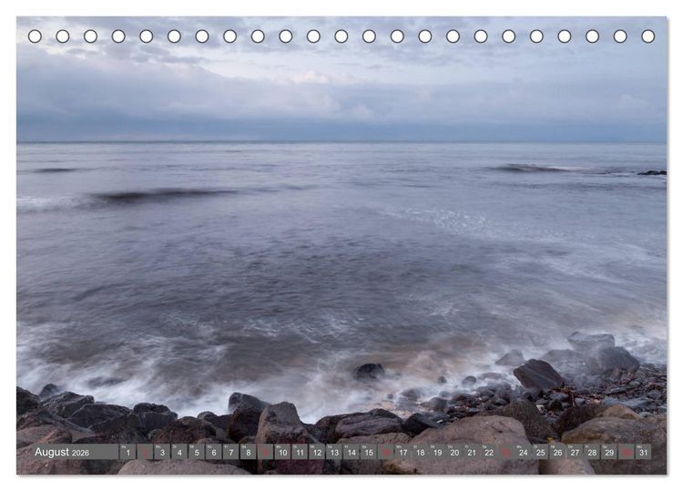 Produktbild: Blick aufs ruhige Meer (Tischkalender 2026 DIN A5 quer), CALVENDO Monatskalender