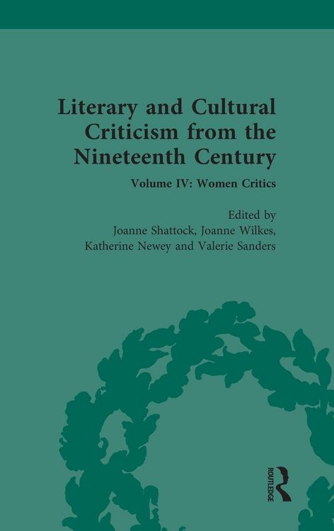 Produktbild: Literary and Cultural Criticism from the Nineteenth Century