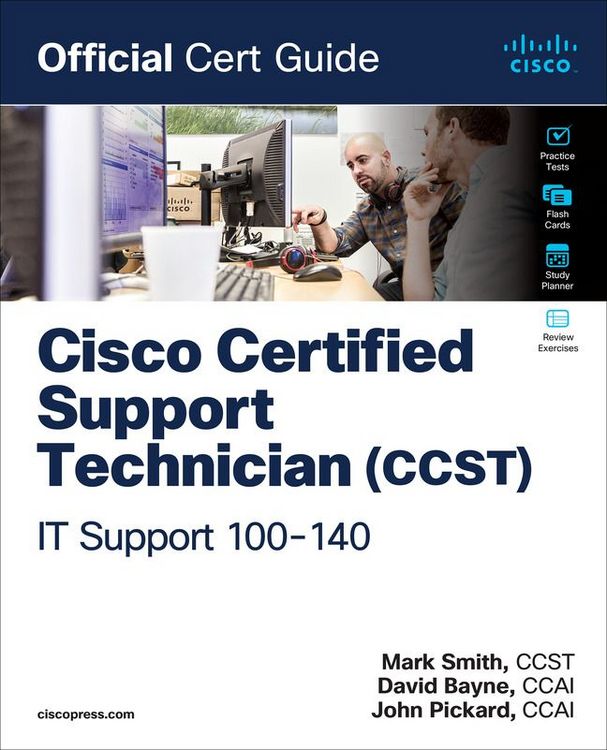 Produktbild: Cisco Certified Support Technician (CCST) IT Support - 100-140 Official Cert Guide