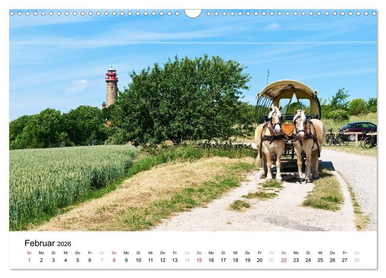 Produktbild: R&uuml;gen und Hiddensee (Wandkalender 2026 DIN A3 quer), CALVENDO Monatskalender