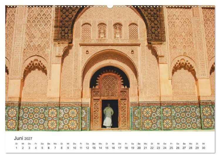 Produktbild: Das farbenfrohe Marokko (hochwertiger Premium Wandkalender 2027 DIN A2 quer), Kunstdruck in Hochglanz