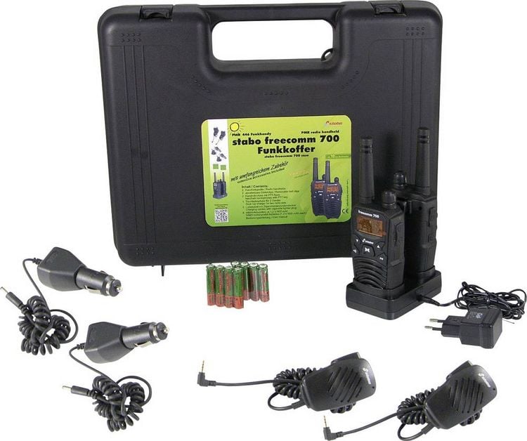 Produktbild: Stabo freecom 700 20701 PMR-Handfunkger&auml;t 2er Set