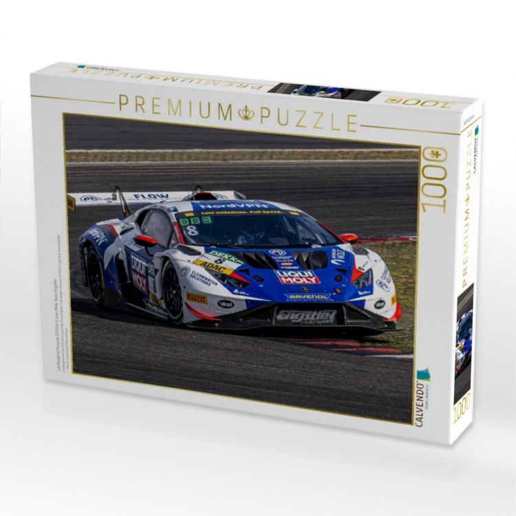 Produktbild: CALVENDO Puzzle Lamborghini Hurac&aacute;n GT3 Evo II, Liqui Moly Team Engstler | 1000 Teile Lege-Gr&ouml;&szlig;e 64x48cm Foto-Puzzle f&uuml;r gl&uuml;ckliche Stunden