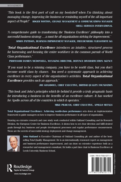 Produktbild: Total Organizational Excellence