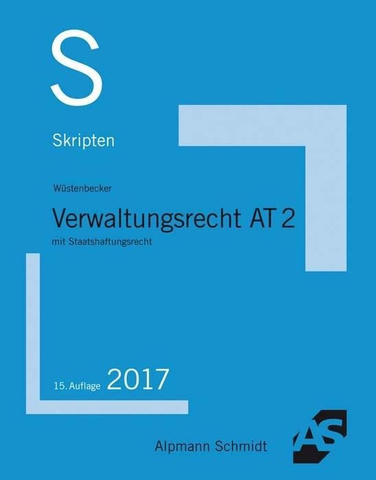 Produktbild: Skript Verwaltungsrecht AT 2