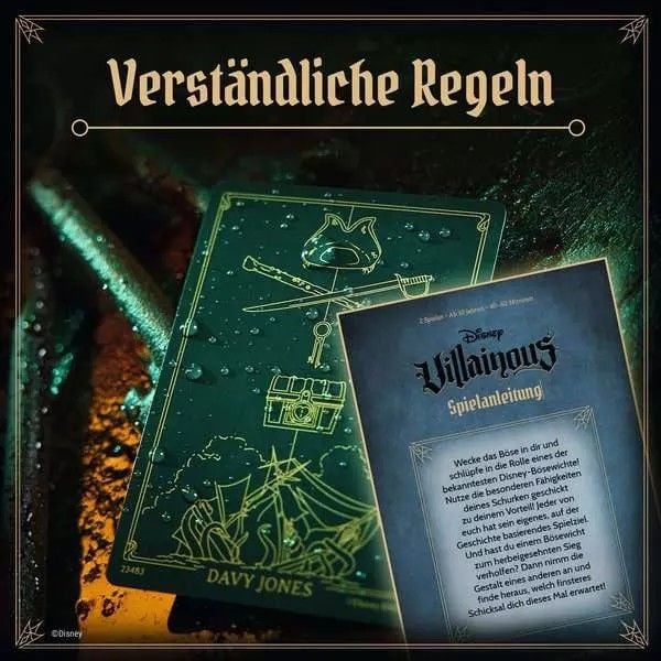 Produktbild: Disney Villainous: T&uuml;ckische Fluten - Gesellschaftsspiel & Brettspiel ab 10 Jahre