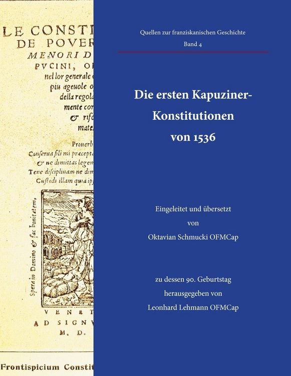 Produktbild: Die ersten Kapuziner-Konstitutionen von 1536