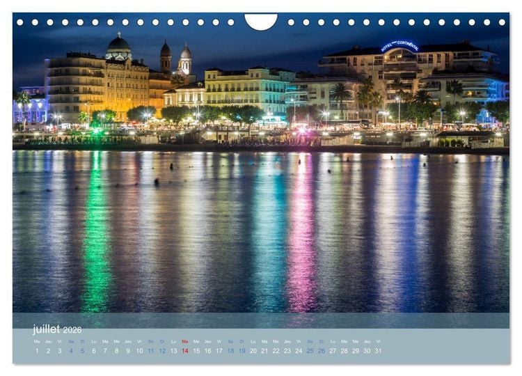 Produktbild: Littoral de la C&ocirc;te d'Azur (Calendrier mural 2026 DIN A4 vertical), CALVENDO calendrier mensuel