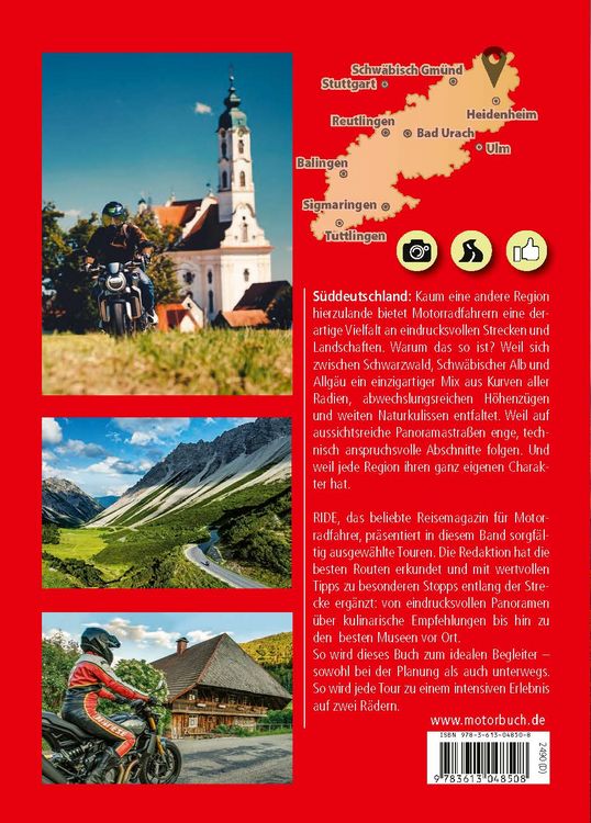 Produktbild: Mit RIDE durch S&uuml;ddeutschland