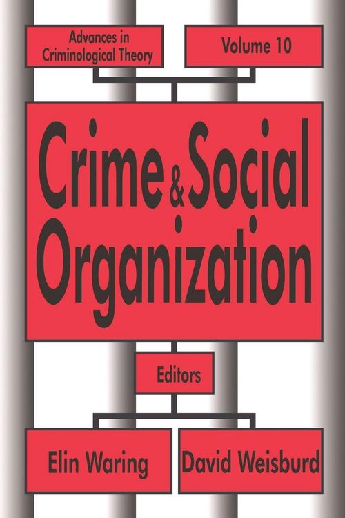 Produktbild: Crime and Social Organization