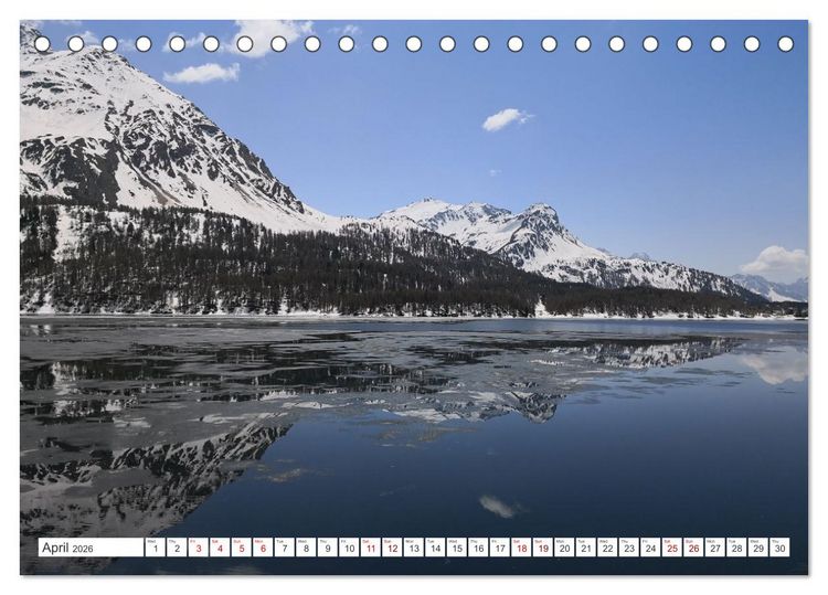 Produktbild: Engadine 2026 - Nature and landscapes (Desk Calendar 2026 DIN A5 landscape), CALVENDO 12 Month DeskCalendar