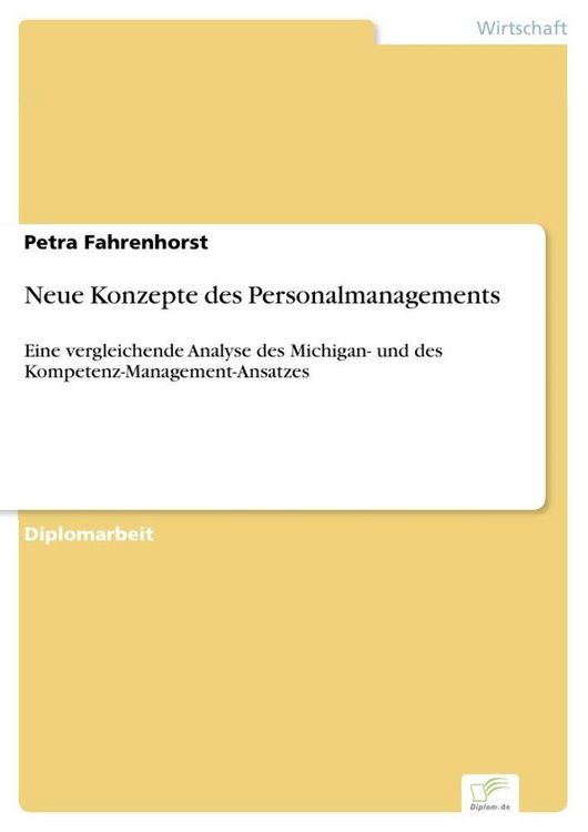 Produktbild: Neue Konzepte des Personalmanagements