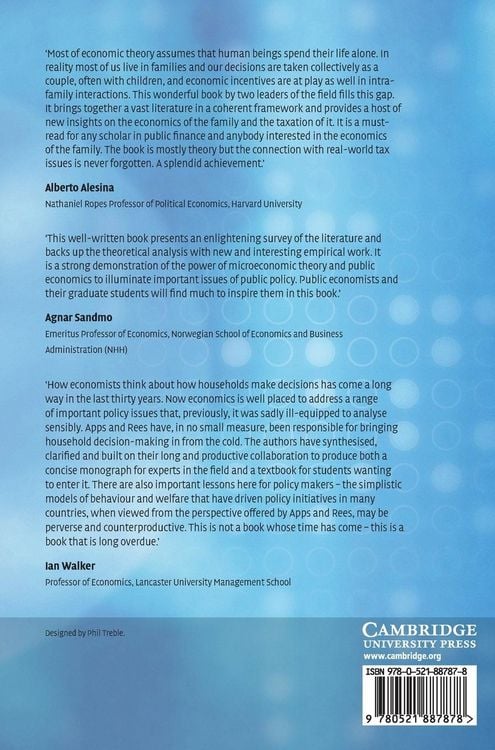 Produktbild: Public Economics and the Household
