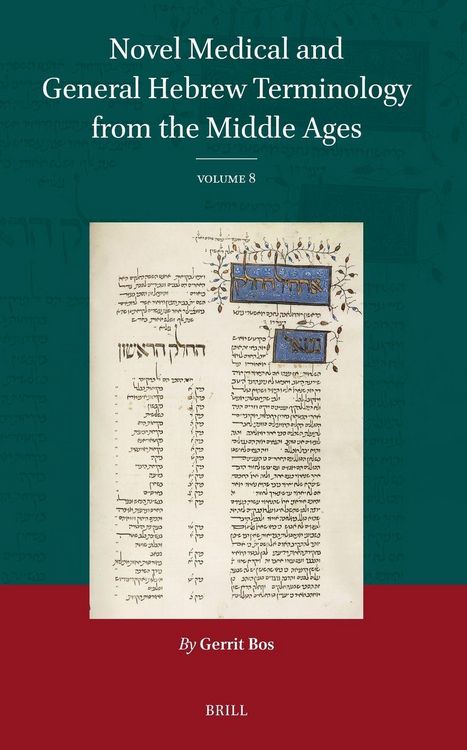 Produktbild: Novel Medical and General Hebrew Terminology from the Middle Ages