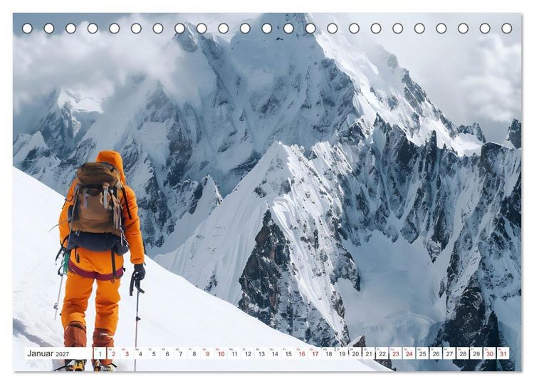 Produktbild: Action pur - atemberaubende Hobbys (Tischkalender 2027 DIN A5 quer), CALVENDO Monatskalender