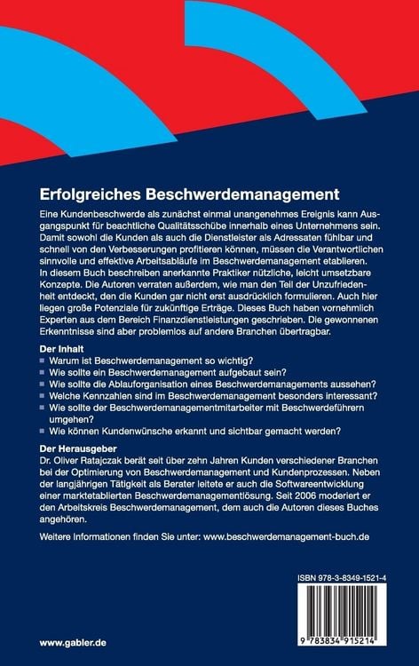 Produktbild: Erfolgreiches Beschwerdemanagement