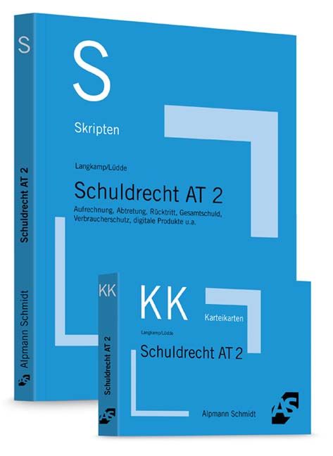 Produktbild: Bundle Langkamp, Skript Schuldrecht AT 2 + Langkamp, Karteikarten Schuldrecht AT 2
