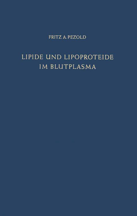 Produktbild: Lipide und Lipoproteide im Blutplasma