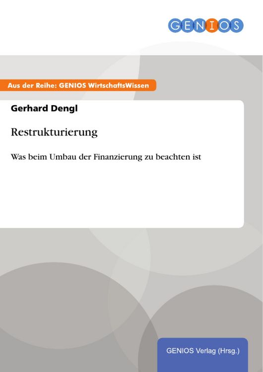 Produktbild: Restrukturierung