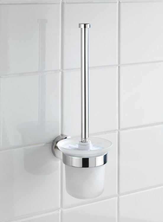 Produktbild: WC-Garnitur offen Mod. Bosio Edelstahl gl&auml;nzend, rostfrei