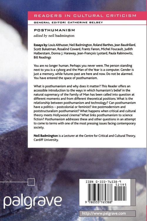 Produktbild: Posthumanism