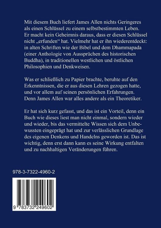 Produktbild: Wie wir denken, so leben wir